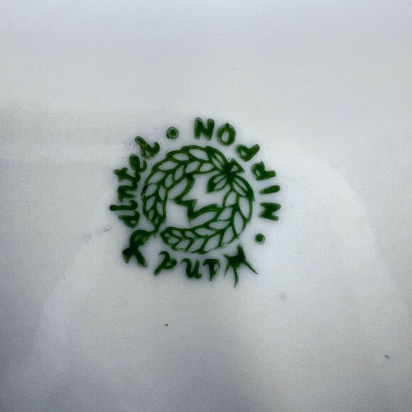 AQ 1891-1921 Hand-Painted Nippon Porcelain Ruffled Bowl Floral Design Gilded - Picture 9 of 11